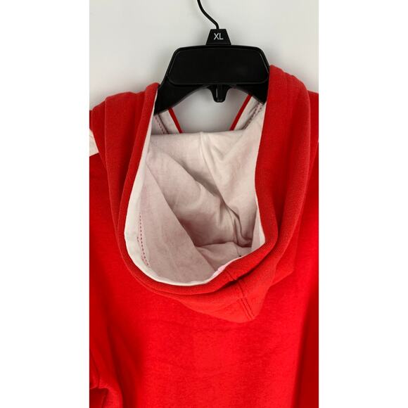 Fanatics Wisconsin Badgers Mens Gametime Pullover Hoodie Size Small Red Flawed - Picture 9 of 12